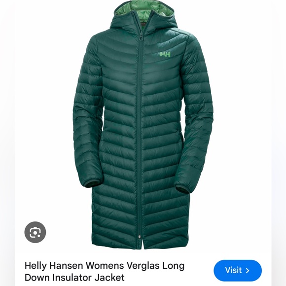 Helly Hansen Verglas Long Down Insulator Jacket Medium - Picture 1 of 5